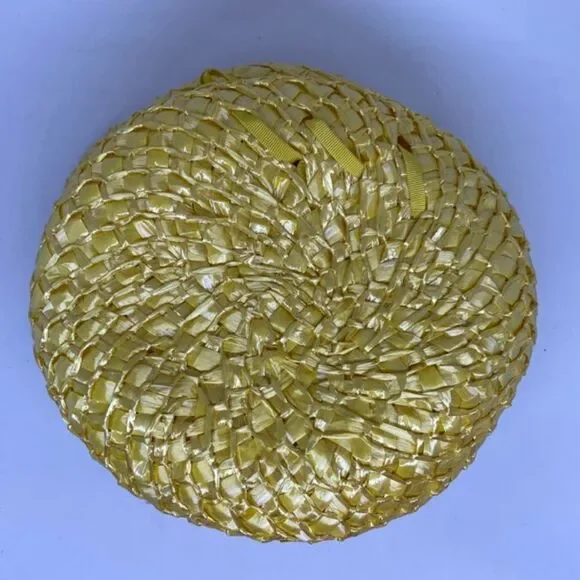 Vintage Union Made the Paris Boutique Yellow Hat - Picture 5 of 8